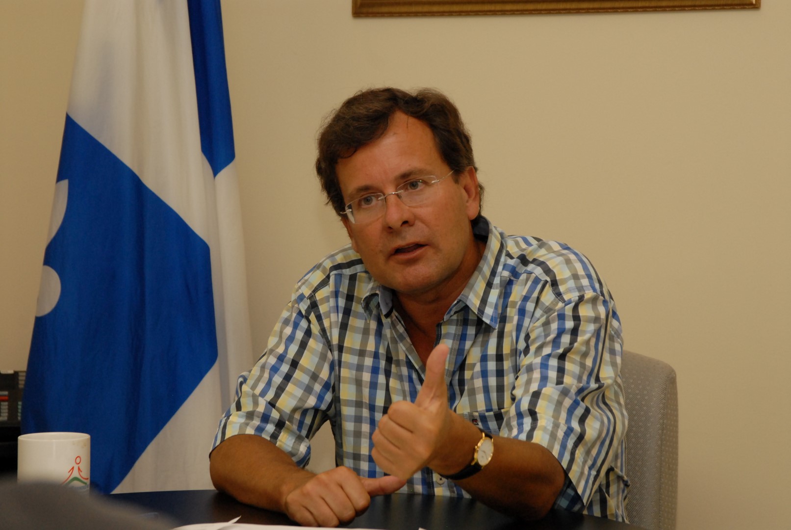 Bertrand St-Arnaud veut défendre ses citoyens