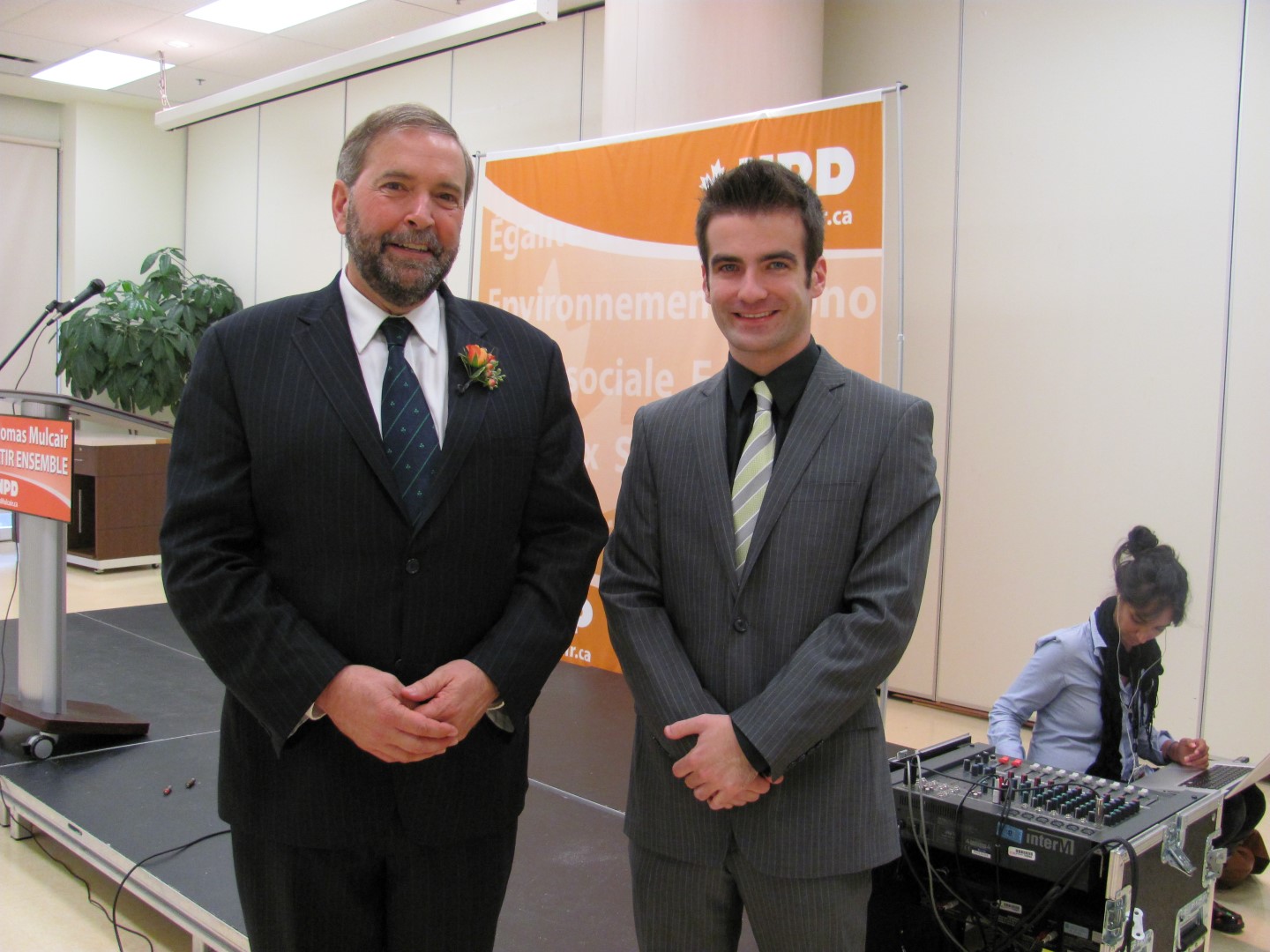 Le député Matthew Dubé appuie Thomas Mulcair