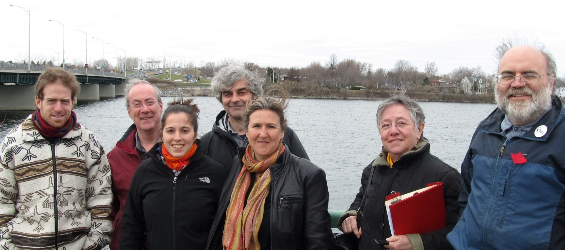 L'équipe électorale de Québec Solidaire dans Chambly