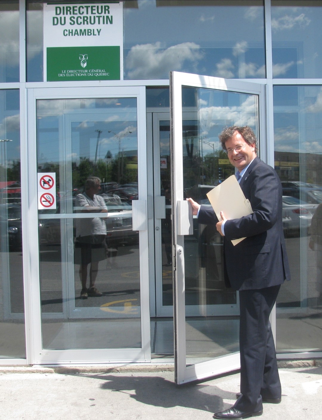 Bertrand St-Arnaud, premier candidat officiel dans Chambly