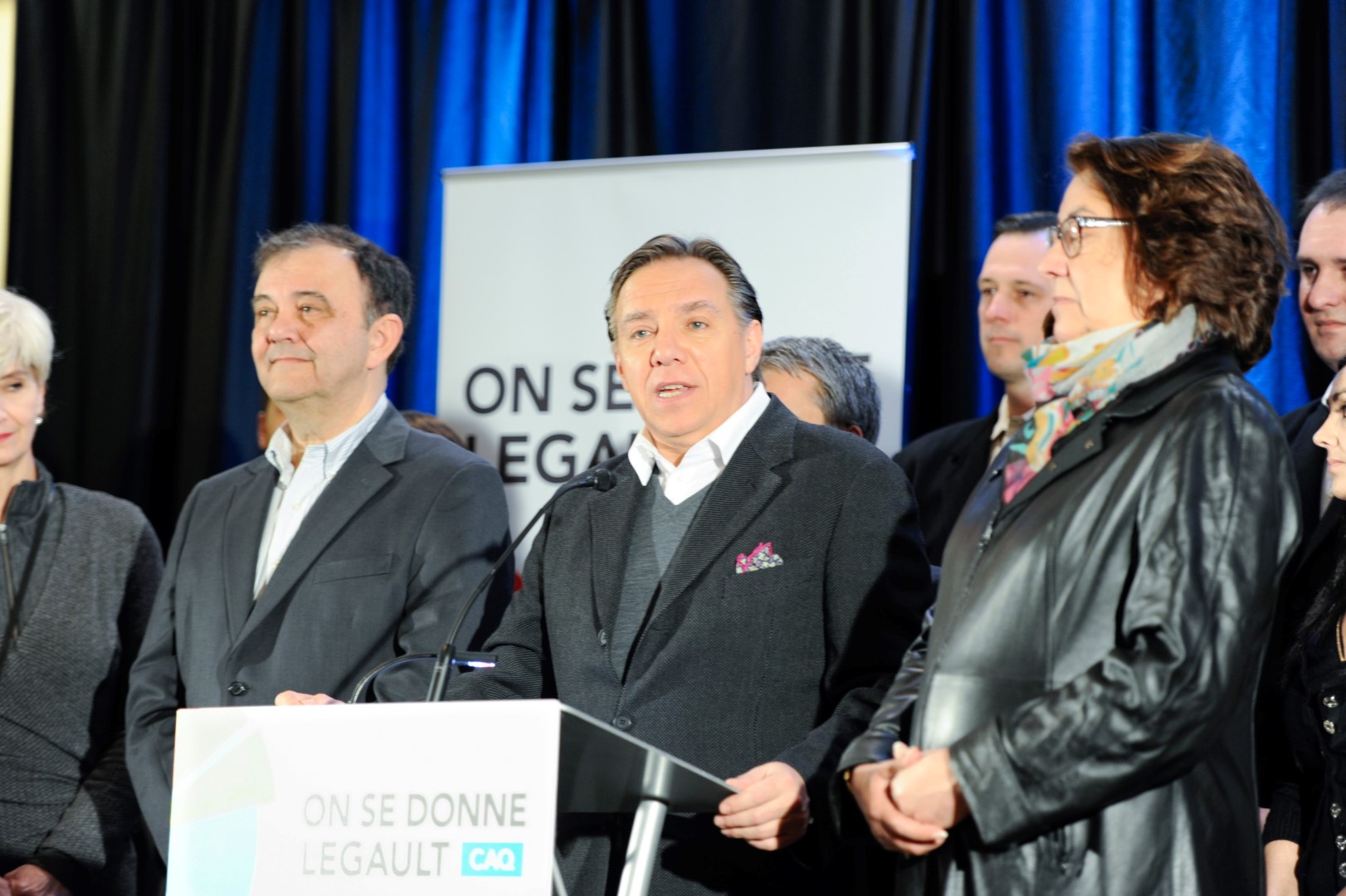 Legault présente ses candidats de la Montérégie