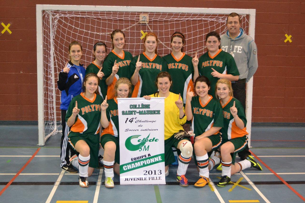 Les Polypus championnes à Saint-Hyacinthe