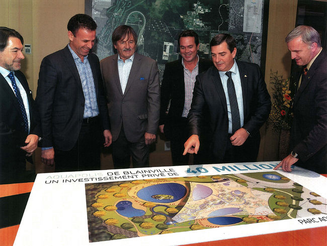 Un parc aquatique de 40 millions $ sera construit
