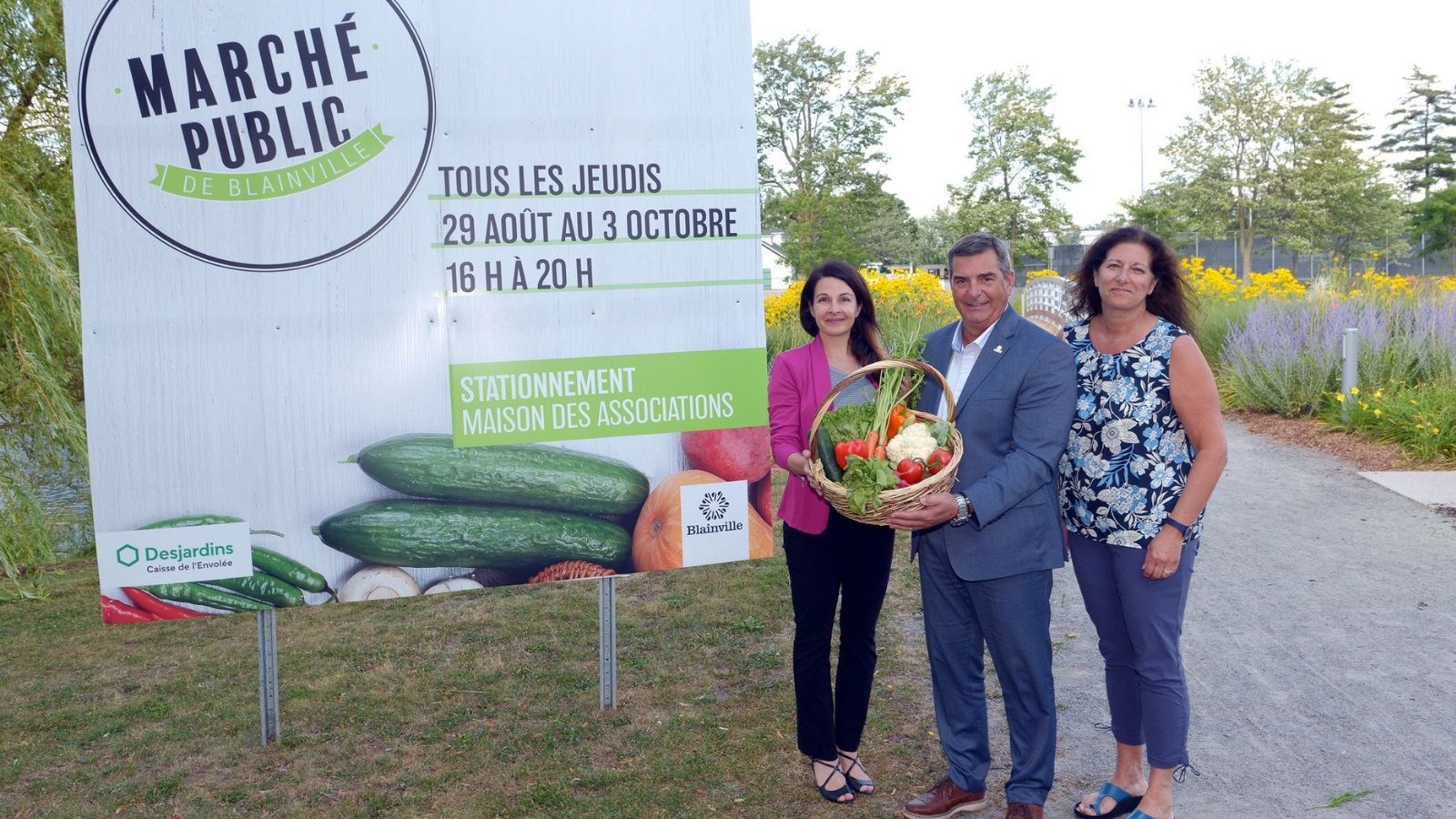 Un marché public fraîchement arrivé à Blainville pour la rentrée