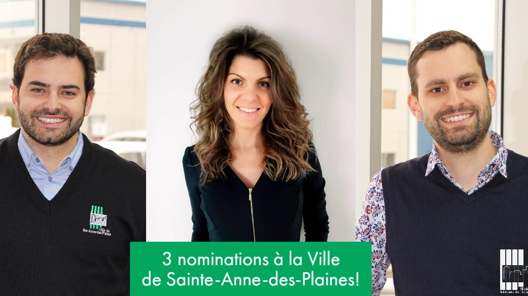 De gauche à droite : Anthony Bélanger, Terry Pola et Olivier Hogue.
