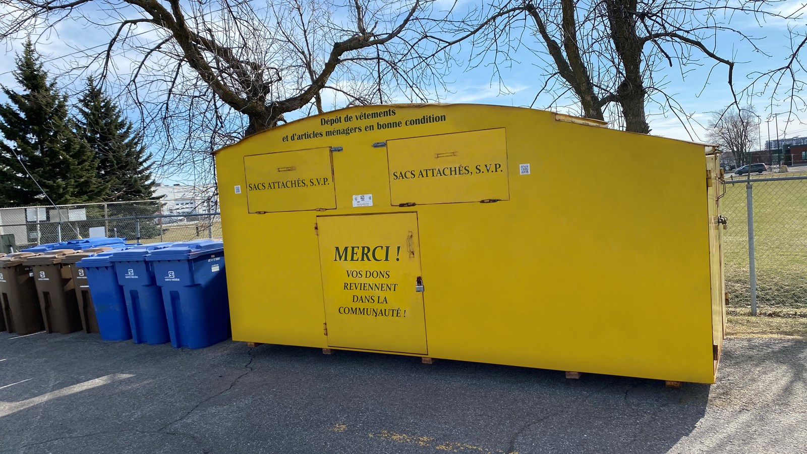 Relocalisation de la boîte de dons de l’organisme Dépanne-Tout 