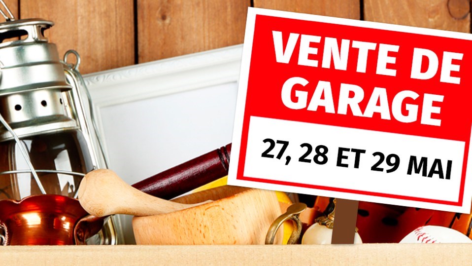 De retour ce printemps, les ventes de garage gratuites auront lieu du 27 au 29 mai
