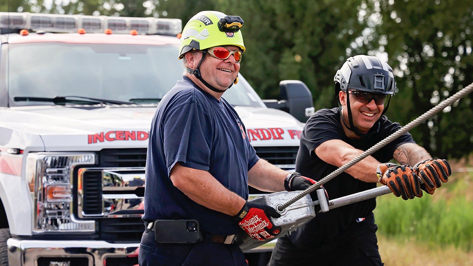 Les pompiers de Boisbriand participent à une formation unique