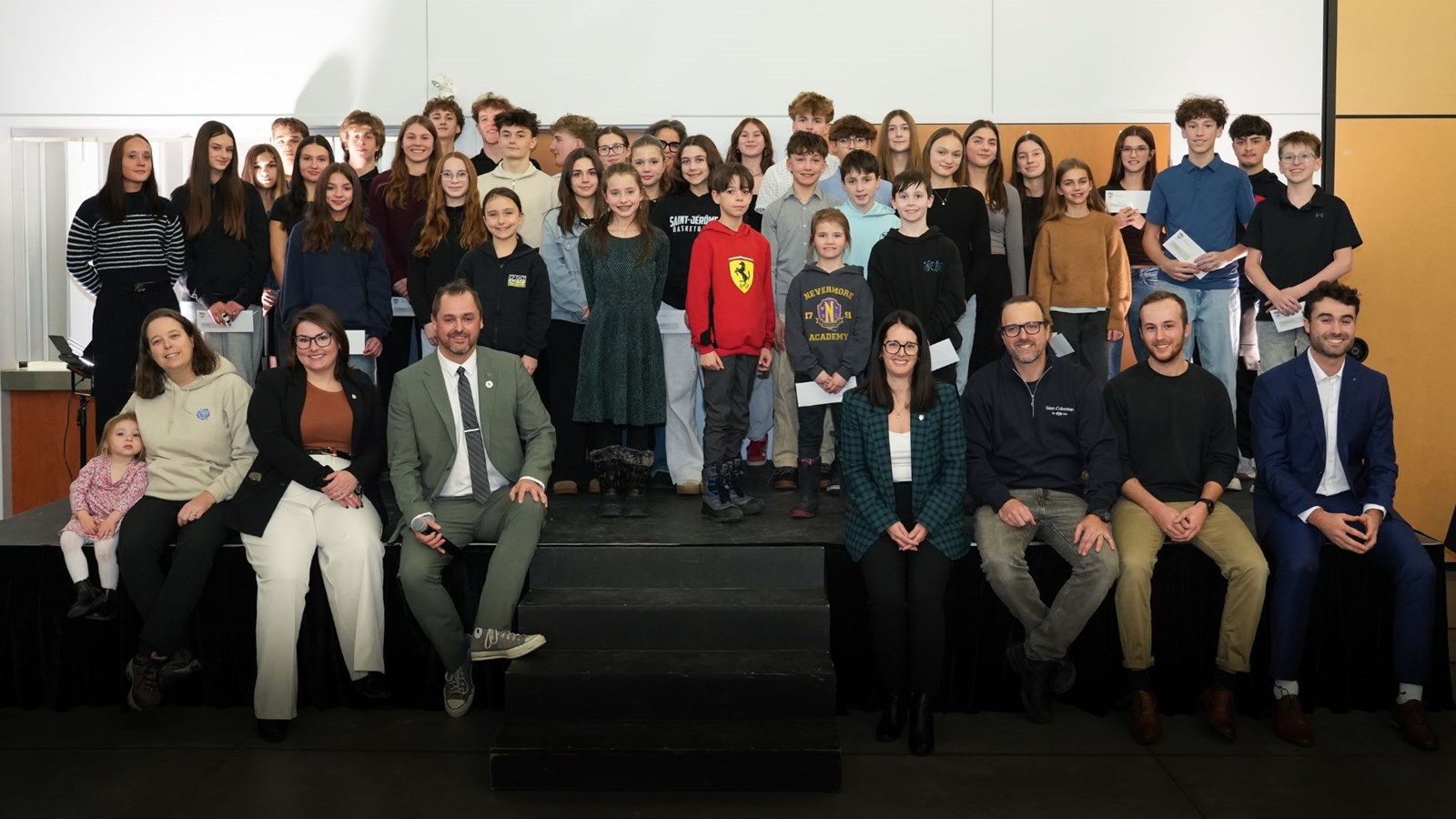 C'est au Centre récréatif et communautaire de Saint-Colomban que s'est déroulée la 12e cérémonie annuelle de remise des bourses d’élite sportive.