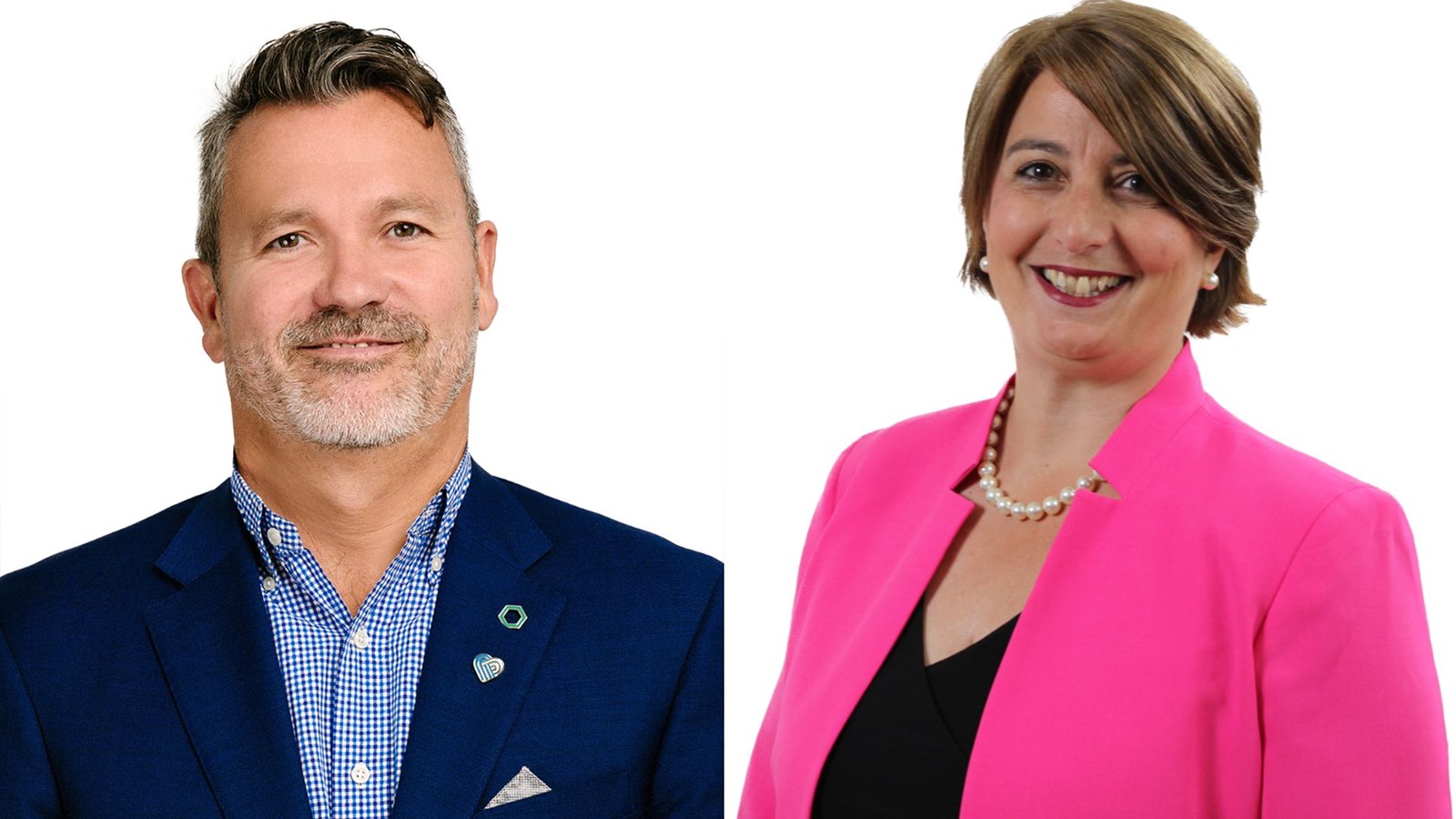 La présidente ainsi que le vice-président de son conseil d’administration d’établissement, Mme Rola Helou et M. Martin Levac