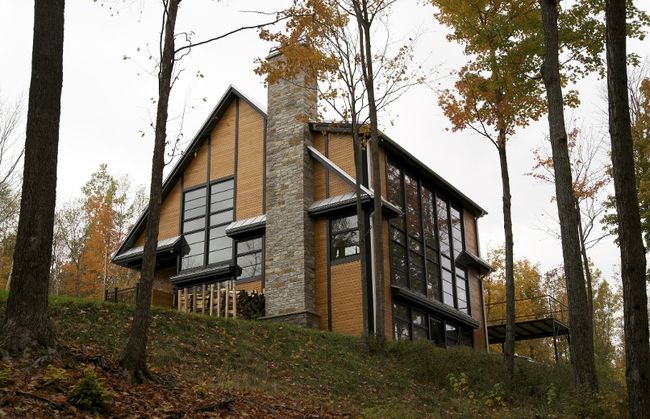 Les maisons Bone Structure se montent et se démontent sans clous, ni bois, ni autres matériaux complémentaires pour monter la structure. 