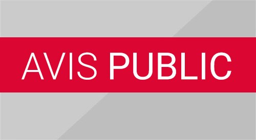 Avis de clôture d’inventaire