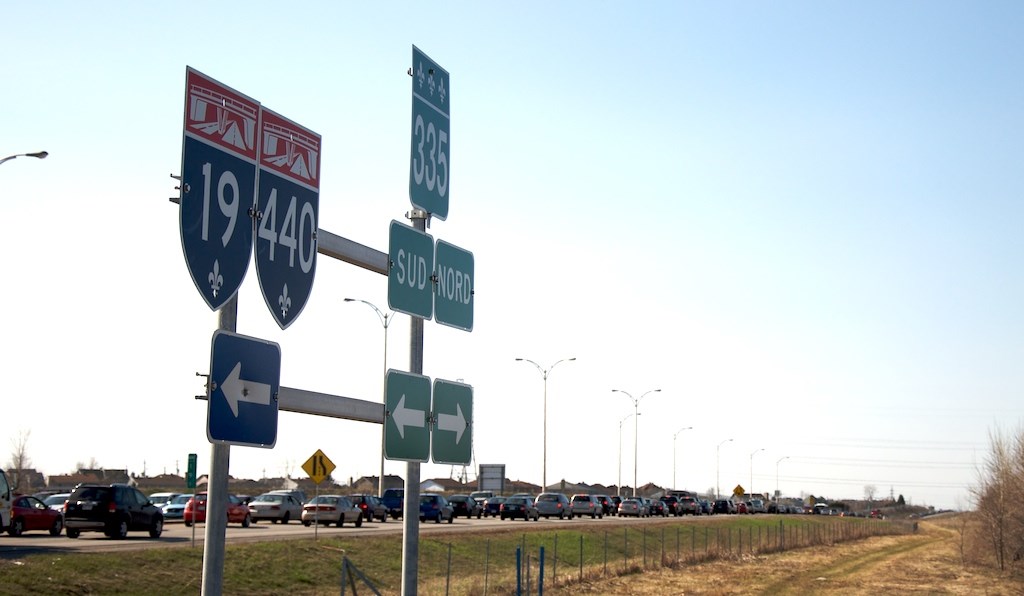 Fermeture de nuit sur l'autoroute 19 Sud à Laval