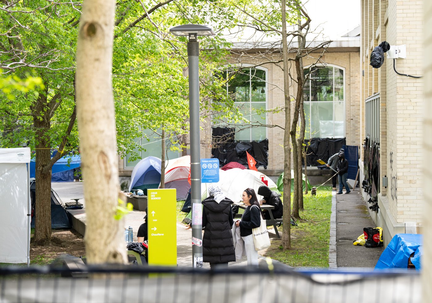Campement propalestiniens: au tour de l'UQAM de déposer une demande d'injonction