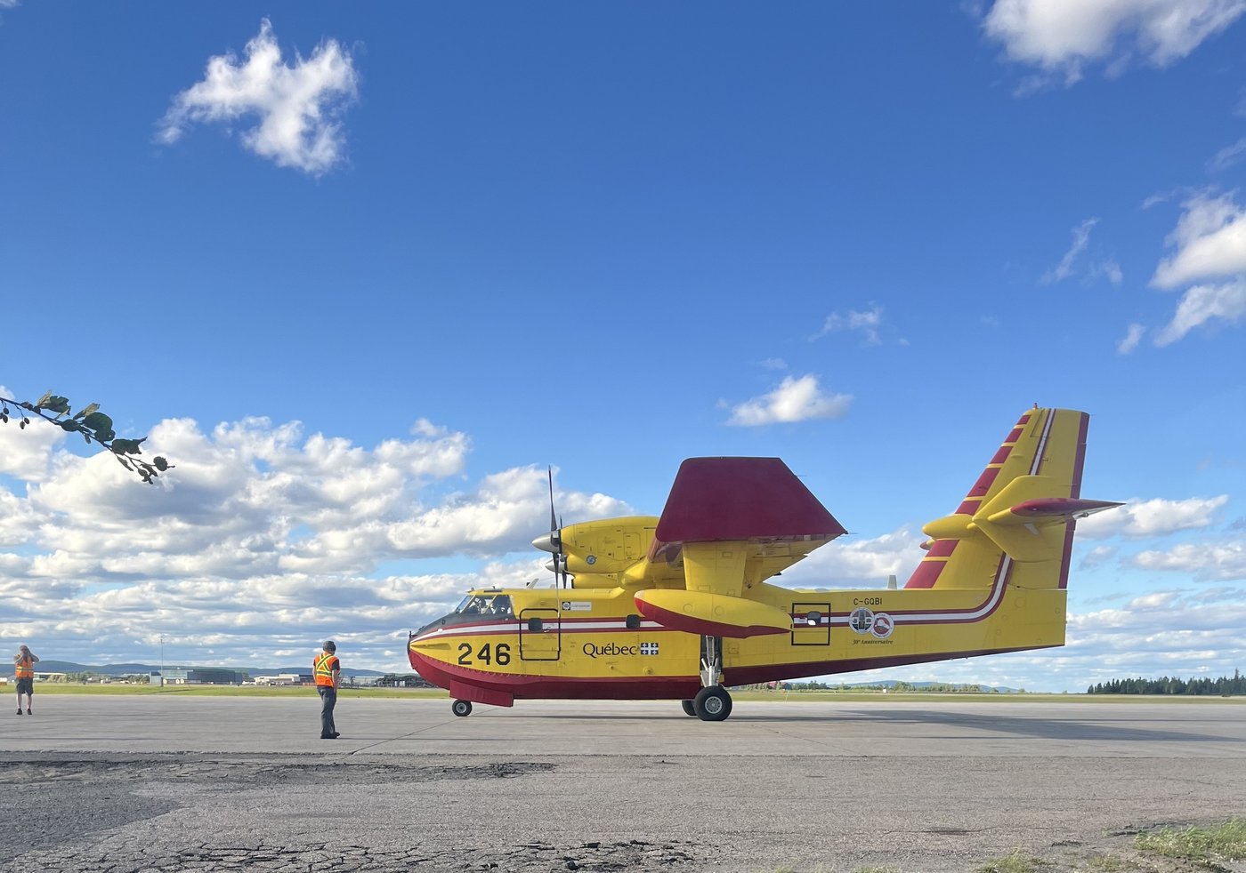 L'incendie de Churchill Falls, au Labrador, est resté stable dimanche