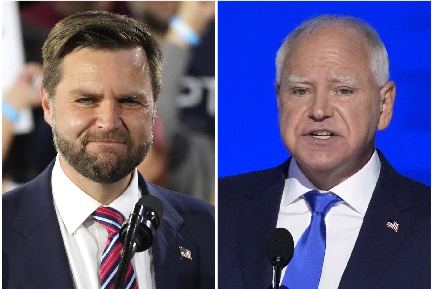 Les colistiers J.D. Vance et Tim Walz croiseront le fer mardi soir lors d'un débat
